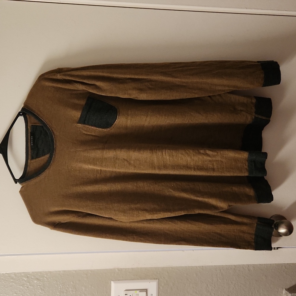 Codice Men's tan brown and Wool Blend Sweater Size 56 Large